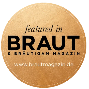 featured BRAUT & Bräutigam Magazin Logo - Hochzeitsplanung PERFEKT Hochzeitplanerin im Rhein-Main-Gebiet